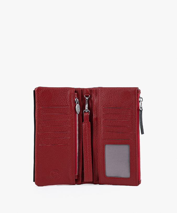 ארנק עור דגם אפרול - תיק התיקיםNeta Sadeארנקי נשים