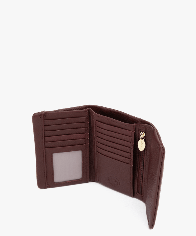 ארנק עור נאפה דגם קקדו קטן - תיק התיקיםNeta Sadeארנקי נשים