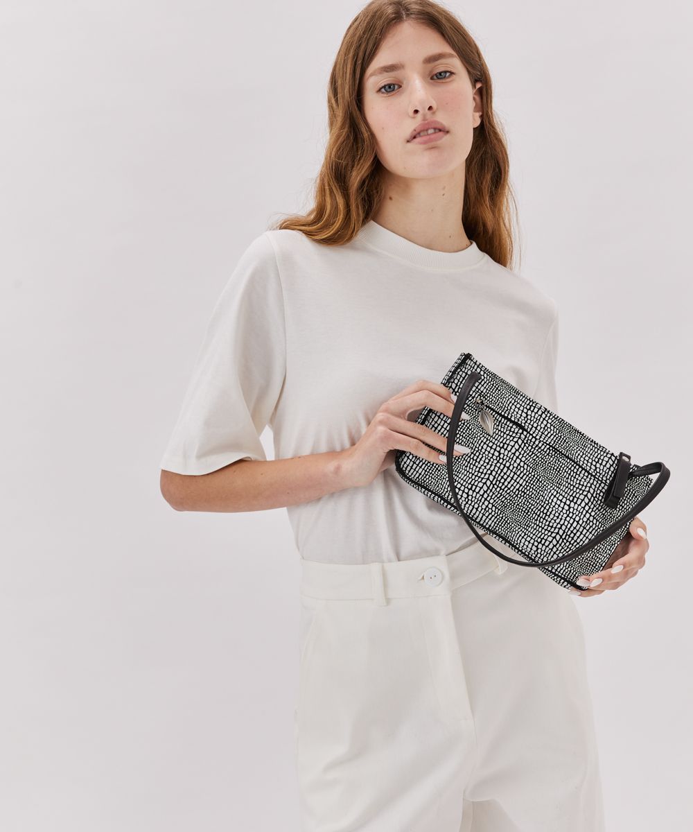 Neta Sade תיק צד מעור דגם רודן מיני - תיק התיקיםנטע שדהנשים