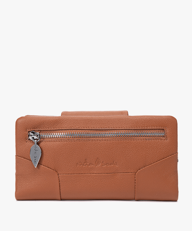 ארנק מעור דגם גוגן - תיק התיקיםNeta Sadeארנקי נשים