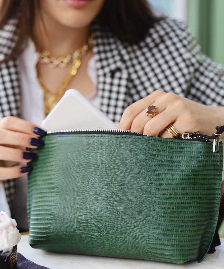 Neta Sade תיק צד מעור דגם שריקרק - תיק התיקיםNeta Sadeנשים