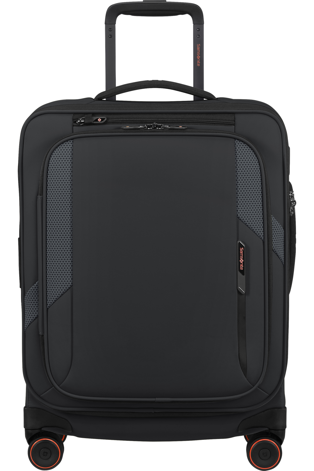 Samsonite Glazed מזוודת עלייה למטוס רכה מתרחבת 55 ס״מ - שחור