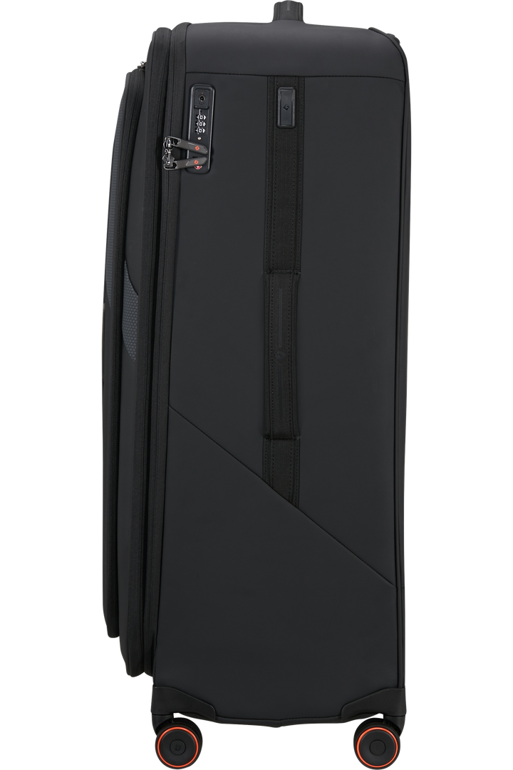 Samsonite Glazed מזוודה רכה מתרחבת ענקית 84 ס״מ - שחור