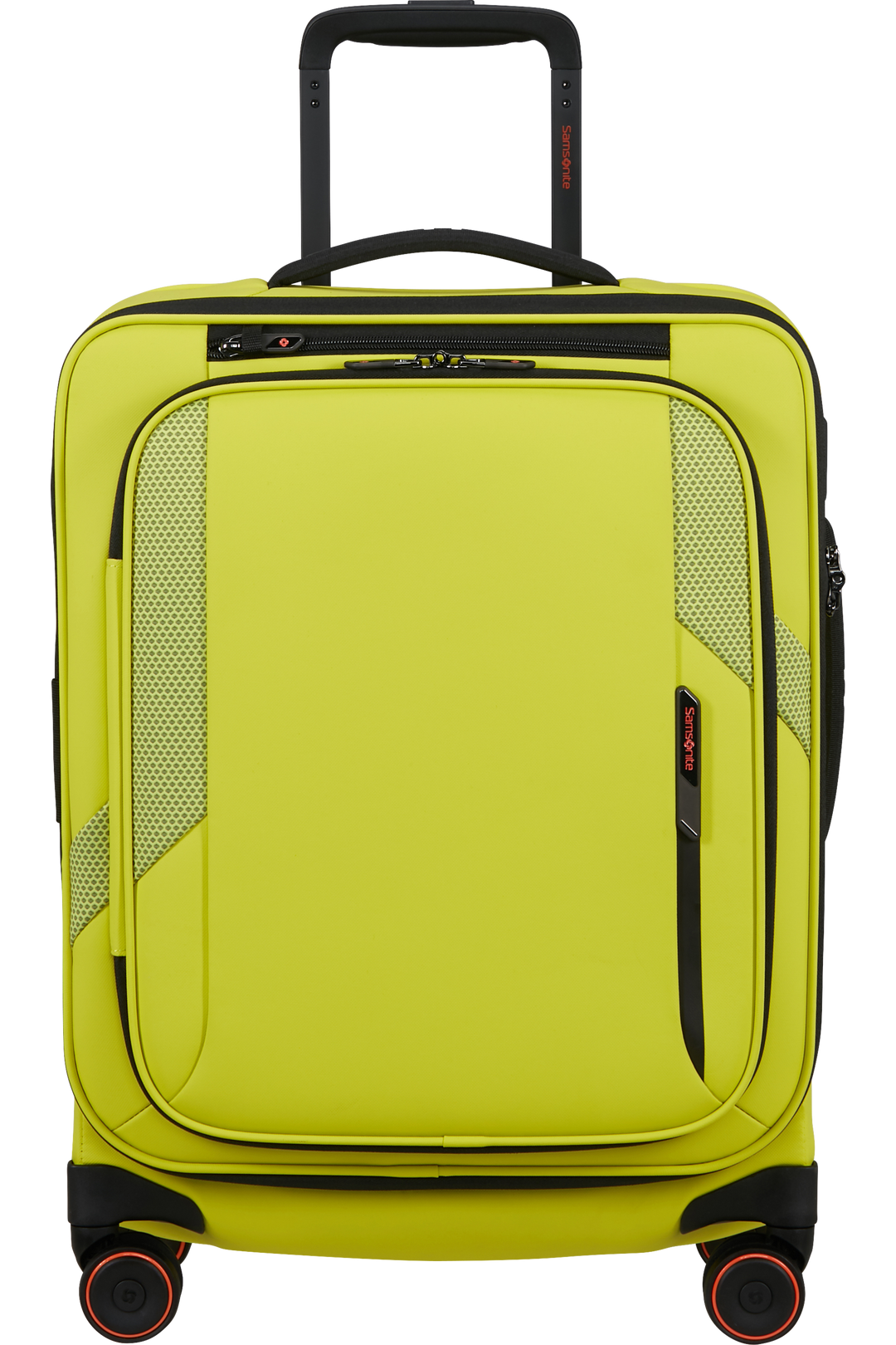 Samsonite Glazed מזוודת עלייה למטוס רכה מתרחבת 55 ס״מ - ליים