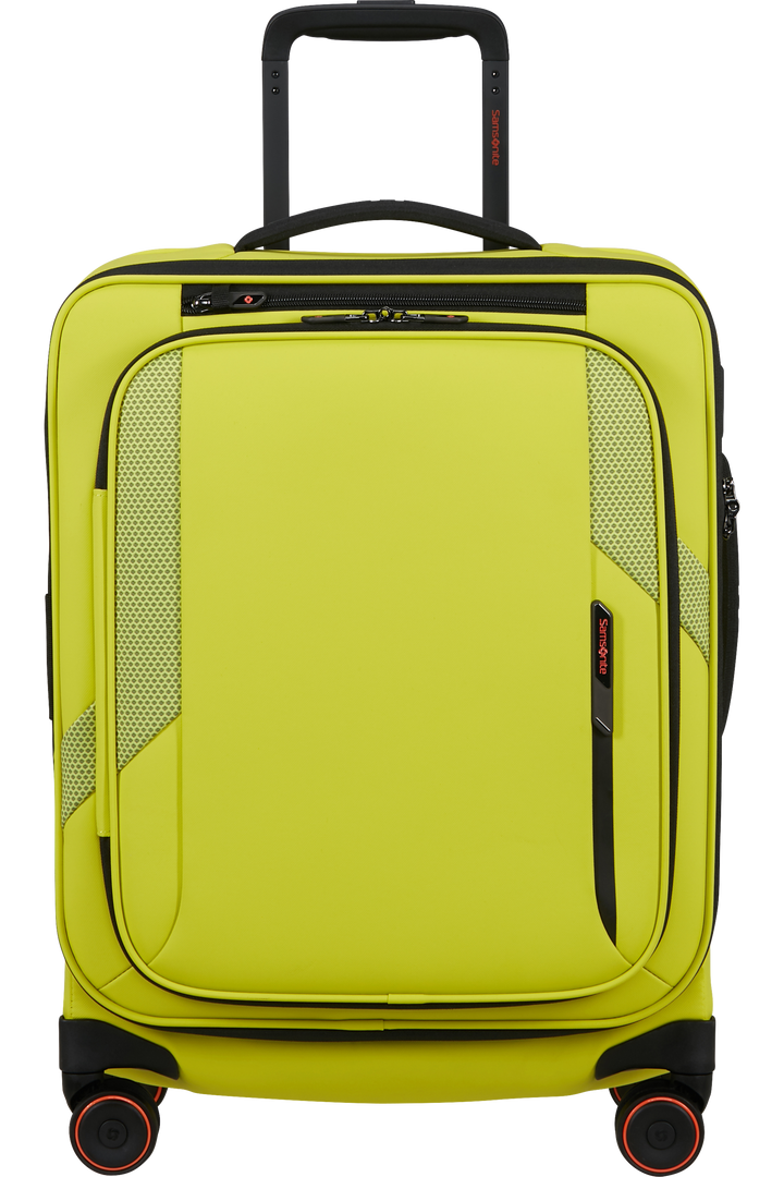 Samsonite Glazed מזוודת עלייה למטוס רכה מתרחבת 55 ס״מ - ליים
