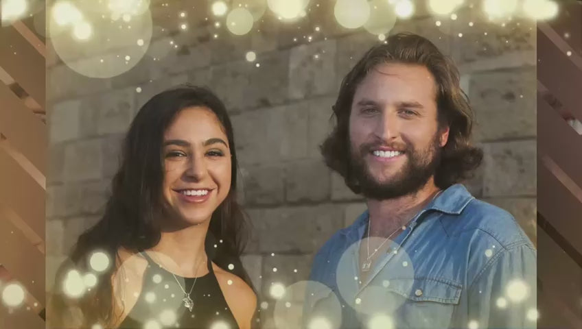 תליון חמסה זהב משובץ יהלומים וננו תנ"ך