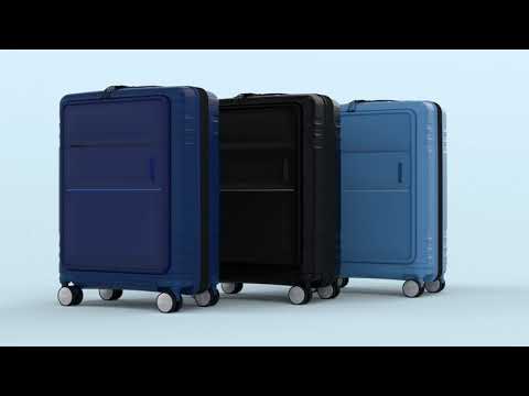 American Tourister Luggage Hello 55cm מזוודה קטנה לעלייה למטוס עם תא למחשב