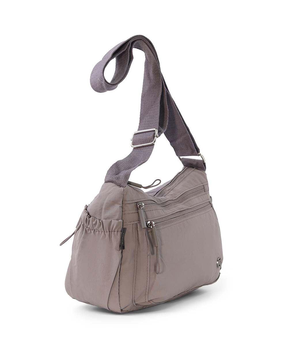 תיק צד לנשים מבד עם רצועה מתכווננת - תיק התיקיםתיק התיקיםנשים