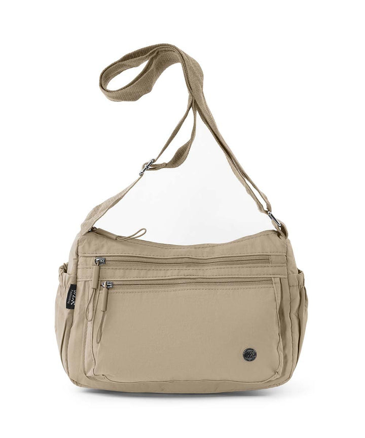 תיק צד לנשים מבד עם רצועה מתכווננת - תיק התיקיםתיק התיקיםנשים