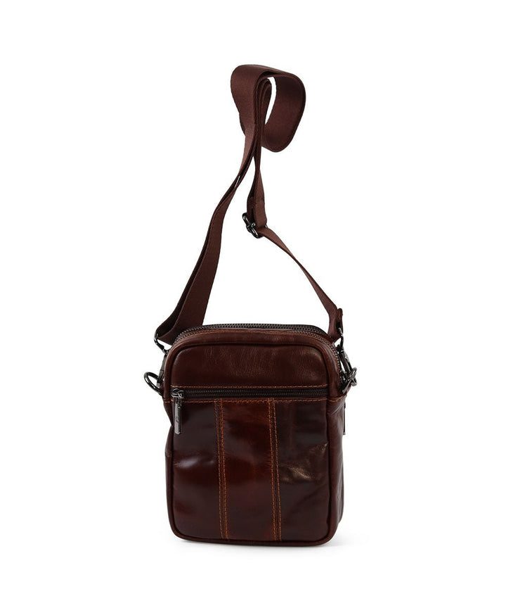 תיק צד מעור משומן לגבר - תיק התיקיםתיק התיקיםתיקים