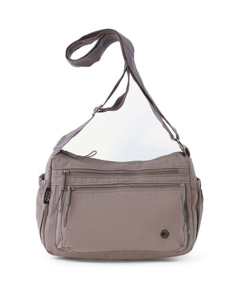 תיק צד לנשים מבד עם רצועה מתכווננת - תיק התיקיםתיק התיקיםנשים