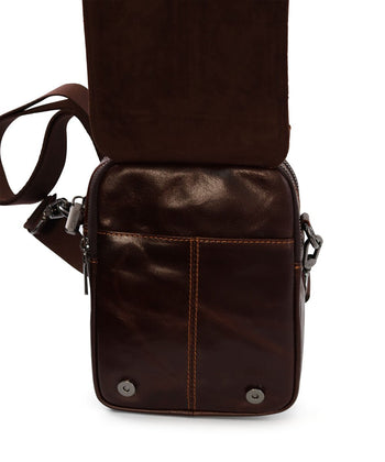 תיק צד מעור משומן לגבר - תיק התיקיםתיק התיקיםתיקים