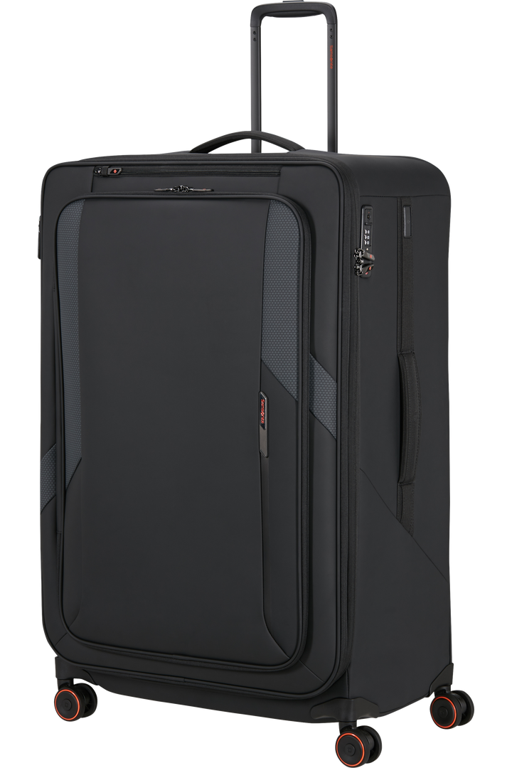 Samsonite Glazed מזוודה רכה מתרחבת ענקית 84 ס״מ - שחור