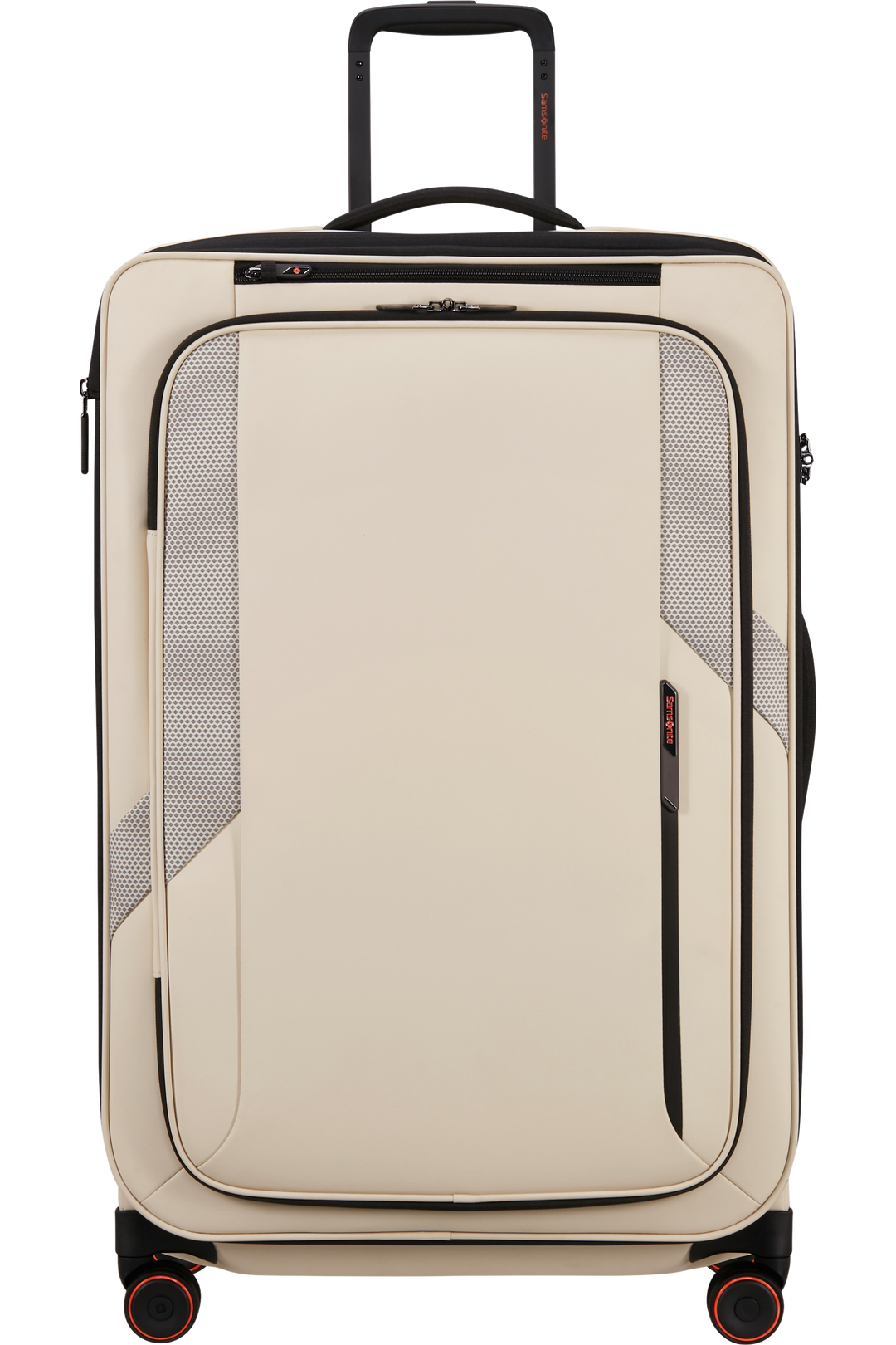 Samsonite Glazed מזוודה רכה מתרחבת גדולה 78 ס״מ - חול