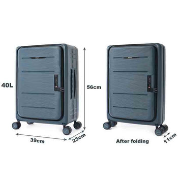 ROLLUX Presentation PP luggage Envelope מזוודה מתקפלת טרולי לעלייה למטוס קשיחה - תיק התיקיםROLLUXמזוודות