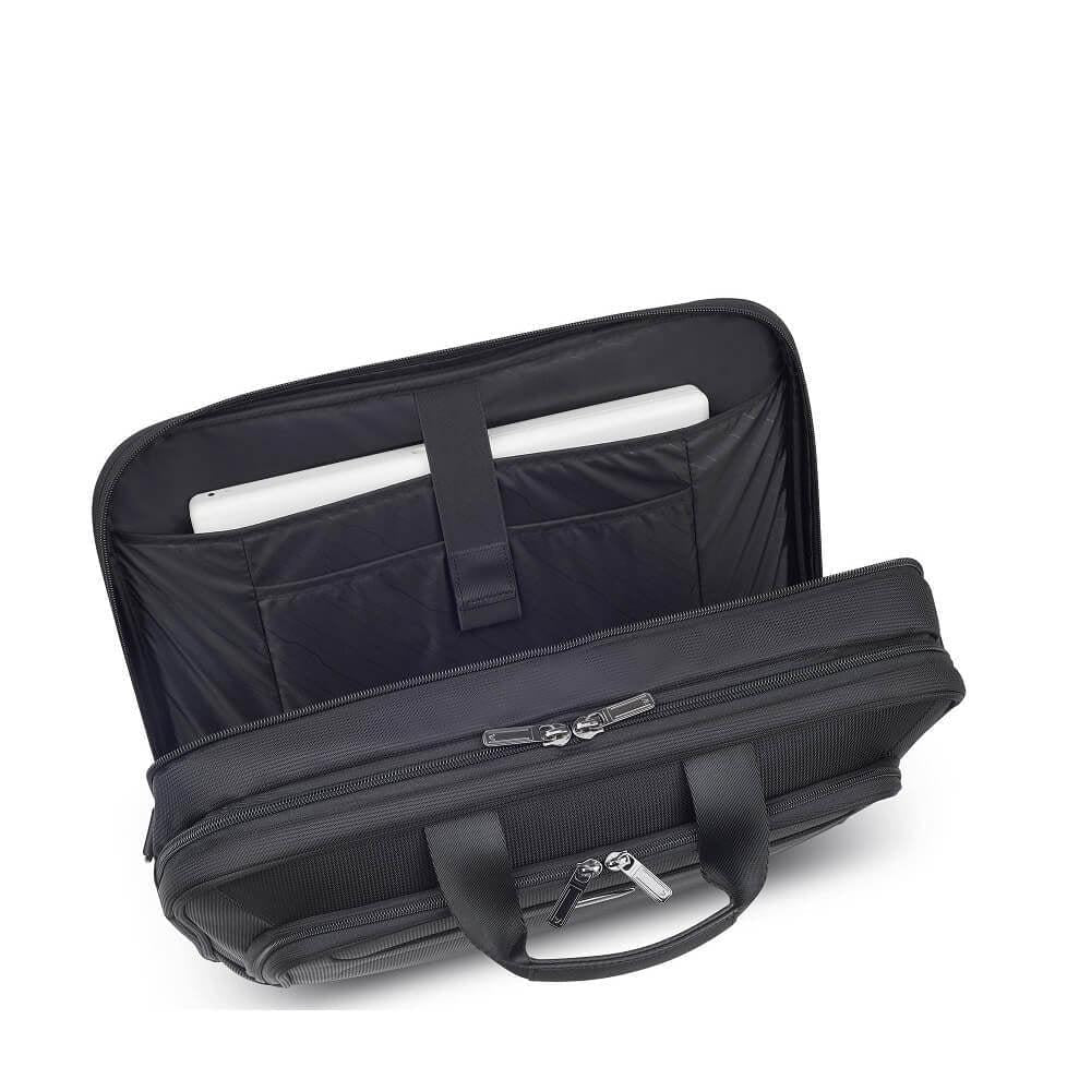 ⁨⁨⁨⁨⁨RONCATO תיק עסקים תיק צד למחשב נייד 15.6״ 2 תאים 2 ידיות WORK - תיק התיקיםRONCATOתיקים למחשב נייד