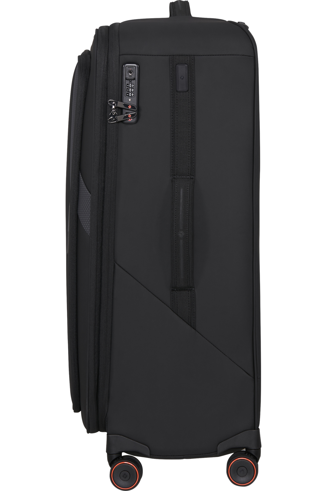 Samsonite Glazed מזוודה רכה מתרחבת גדולה 78 ס״מ - שחור