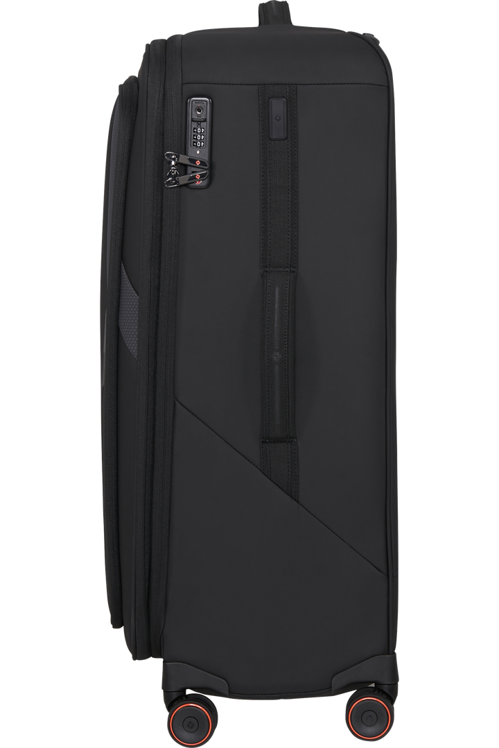 Samsonite Glazed מזוודה רכה מתרחבת גדולה 78 ס״מ - שחור