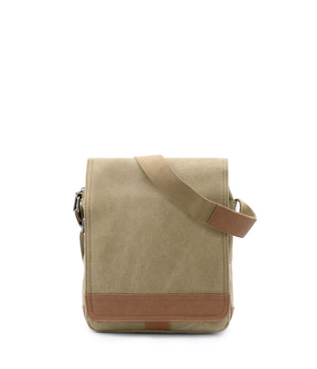 תיק צד קנבס משולב עור SAMOS - תיק התיקיםFerriniShoulder bag