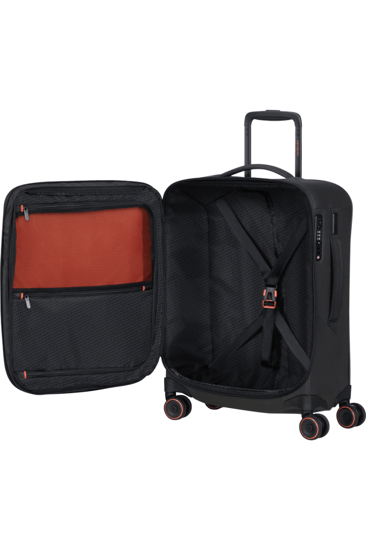 Samsonite Glazed מזוודת עלייה למטוס רכה מתרחבת 55 ס״מ - תיק התיקיםSamsoniteמזוודה קטנה