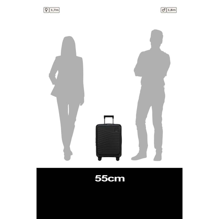 Samsonite מזוודת טרולי קטנה קשיחה Intuo Easy Access 20" עלייה למטוס עם פתח קדמי - תיק התיקיםSamsoniteמזוודות