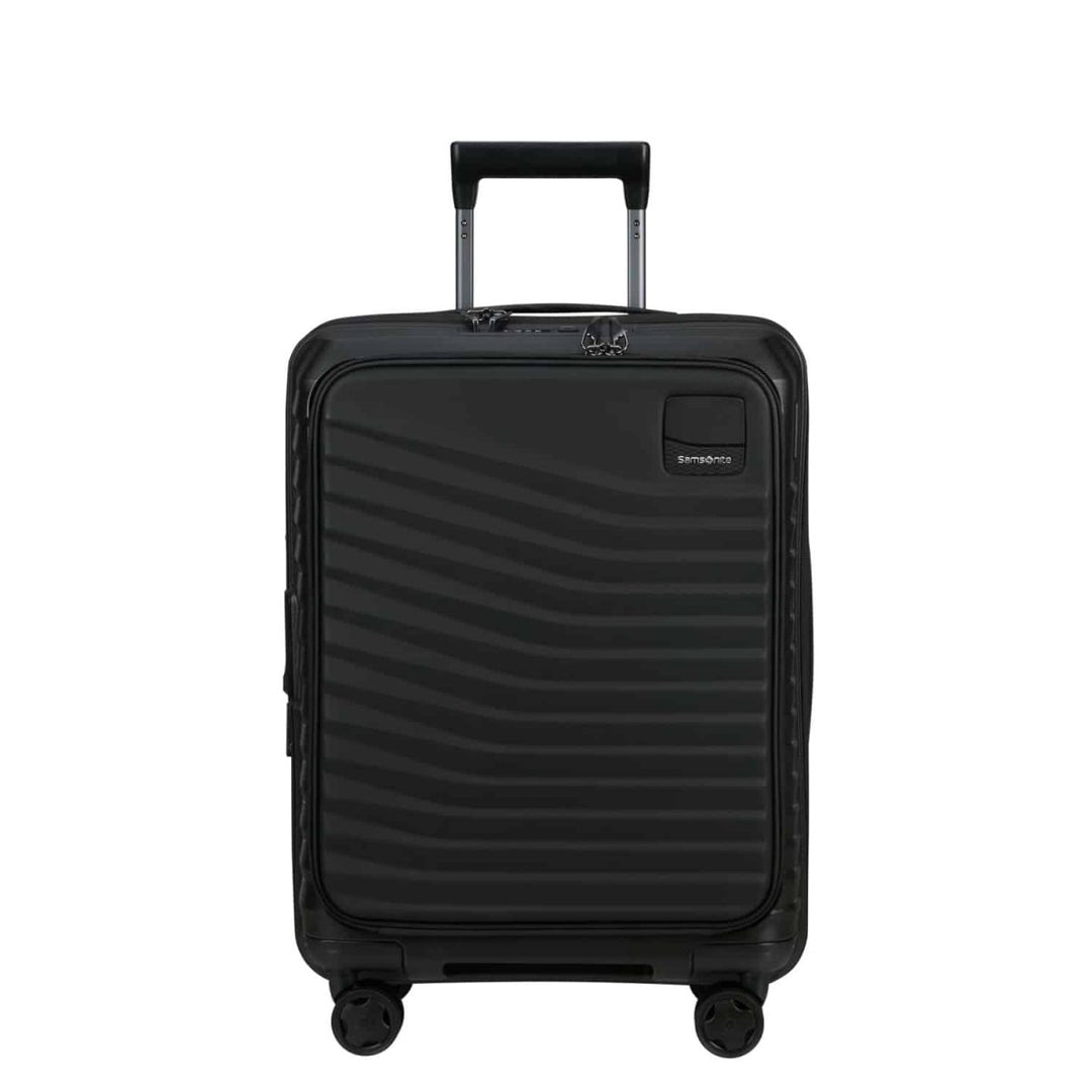 Samsonite מזוודת טרולי קטנה קשיחה Intuo Easy Access 20" עלייה למטוס עם פתח קדמי - תיק התיקיםSamsoniteמזוודות