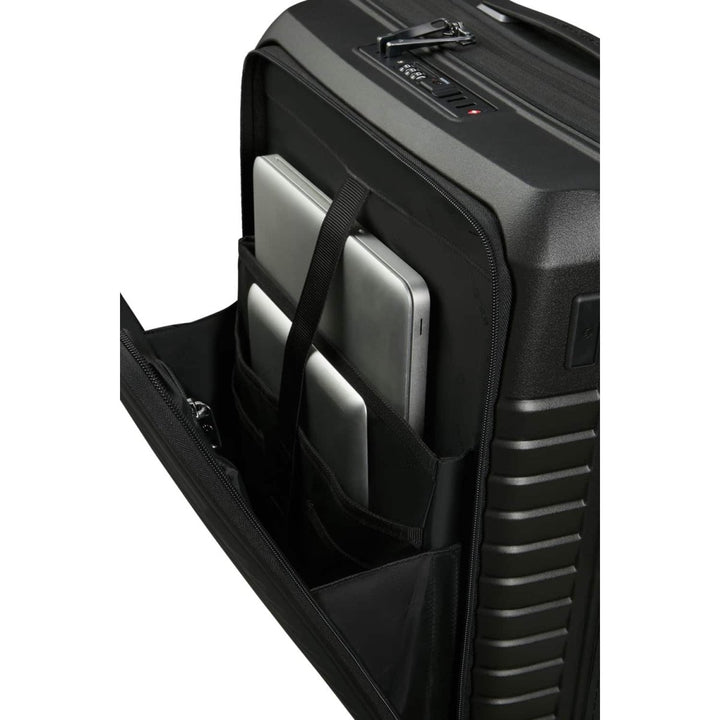 Samsonite מזוודת טרולי קטנה קשיחה Intuo Easy Access 20" עלייה למטוס עם פתח קדמי - תיק התיקיםSamsoniteמזוודות