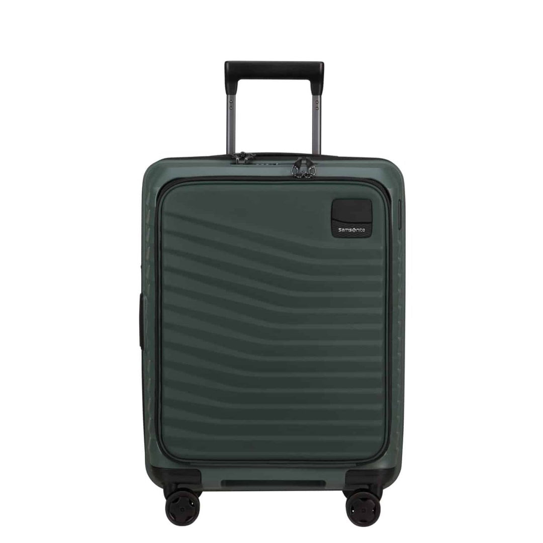 Samsonite מזוודת טרולי קטנה קשיחה Intuo Easy Access 20" עלייה למטוס עם פתח קדמי - תיק התיקיםSamsoniteמזוודות