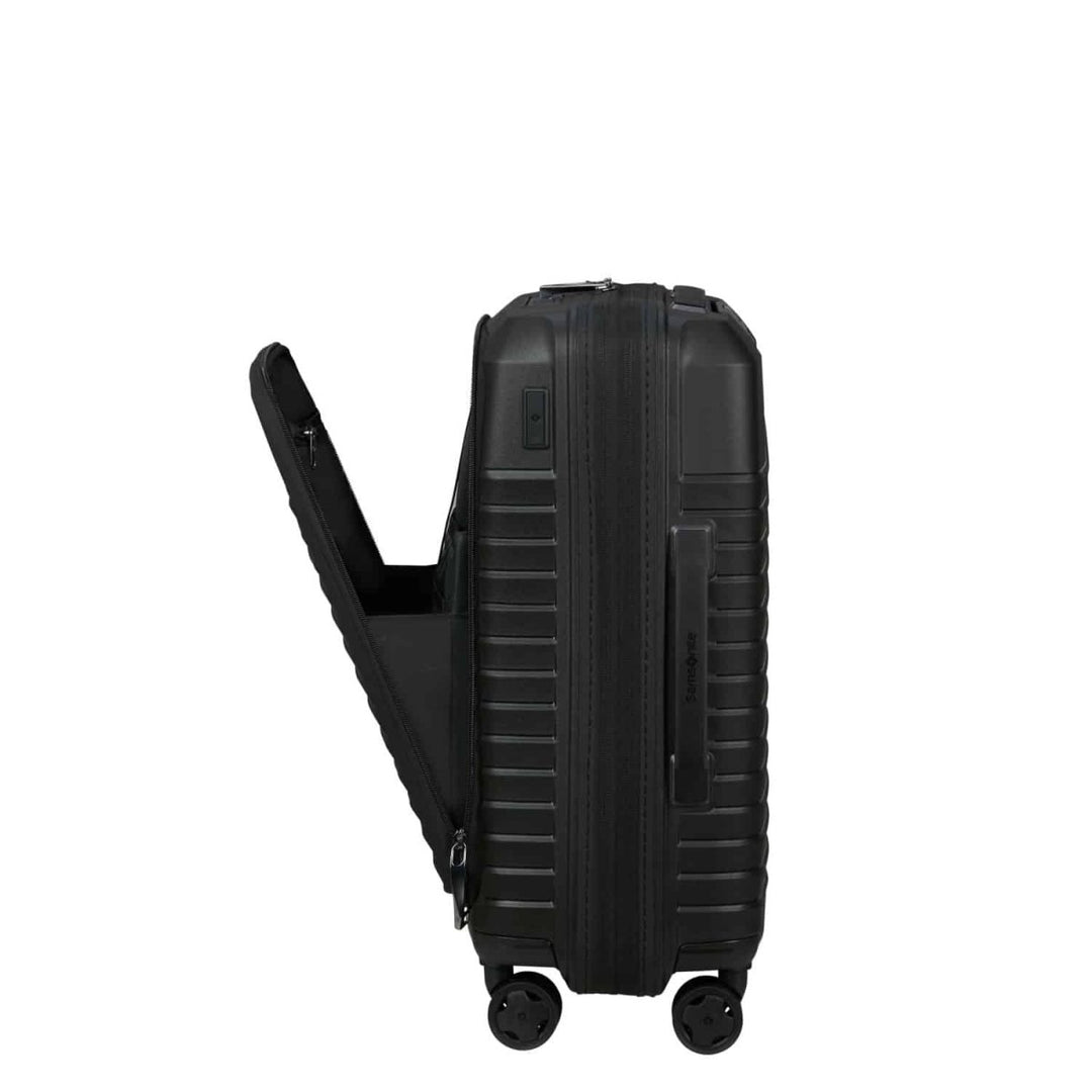 Samsonite מזוודת טרולי קטנה קשיחה Intuo Easy Access 20" עלייה למטוס עם פתח קדמי - תיק התיקיםSamsoniteמזוודות