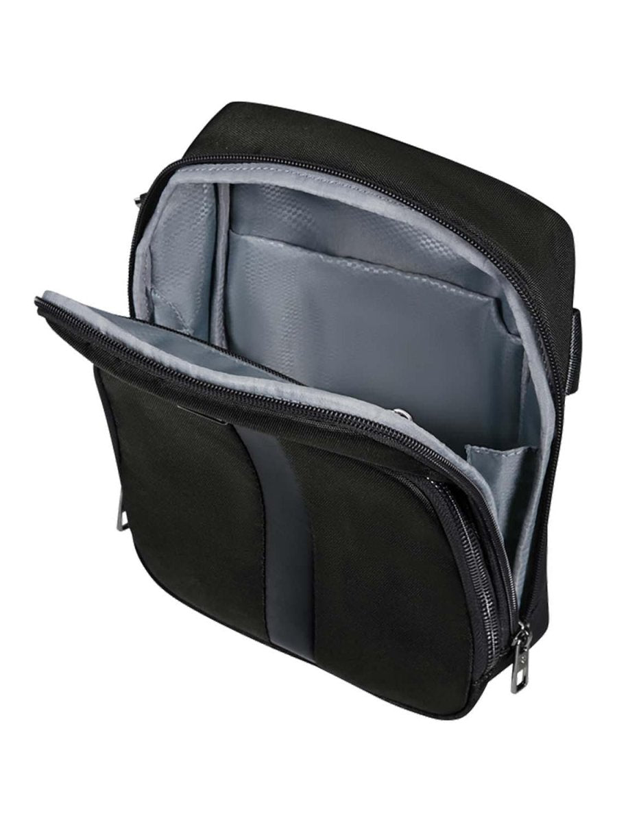 Samsonite תיק צד רצועה מתכוננת עם תא טאבלט Sacksquare - תיק התיקיםSamsoniteתיקים