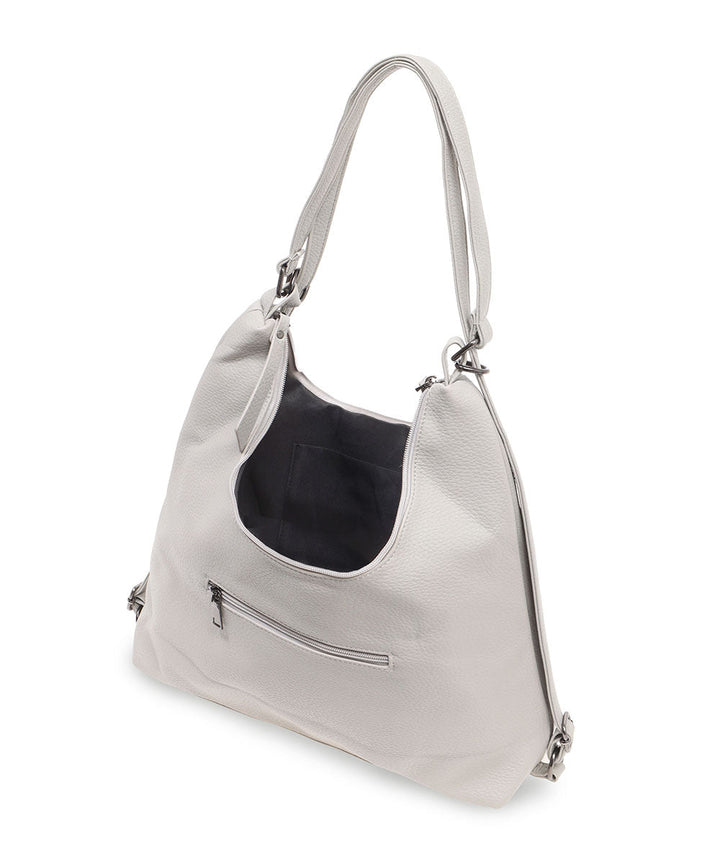 She's תיק נשים 2 ב - 1 משולב גב וצד בסגנון הובו - תיק התיקיםShe'sתיקי צד לנשים