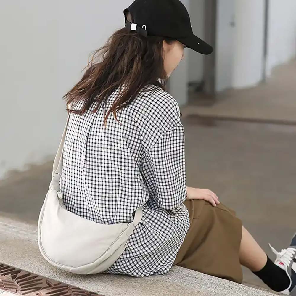 תיק צד בד אופנתי מלא בסטייל - תיק התיקיםShe'sנשים