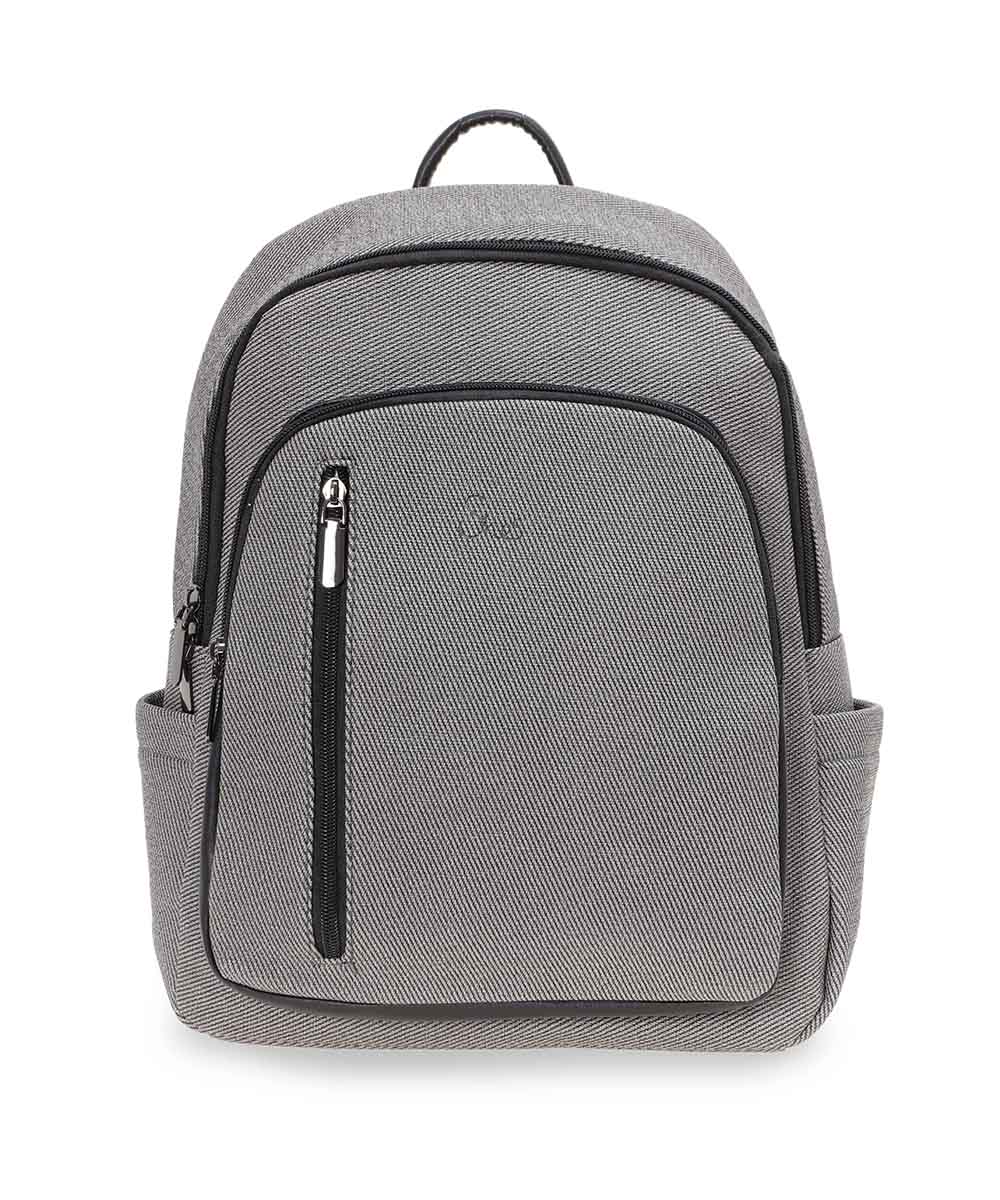 She's Classic Faux - Fabric Backpack תיק גב דמוי עור במראה בד - תיק התיקיםShe'sתיקי גב לנשים