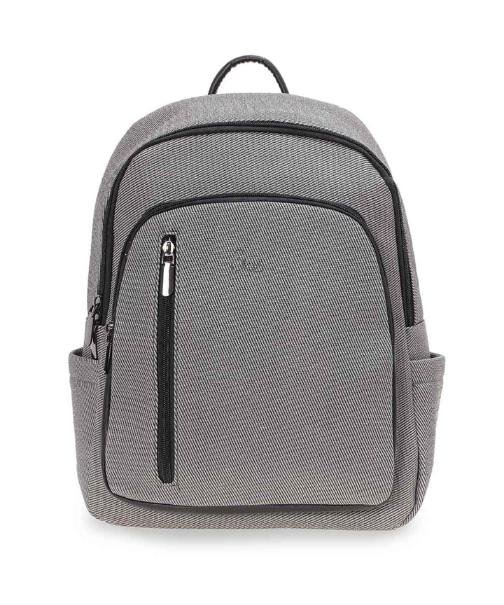 She's Classic Faux - Fabric Backpack תיק גב דמוי עור במראה בד - תיק התיקיםShe'sתיקי גב לנשים