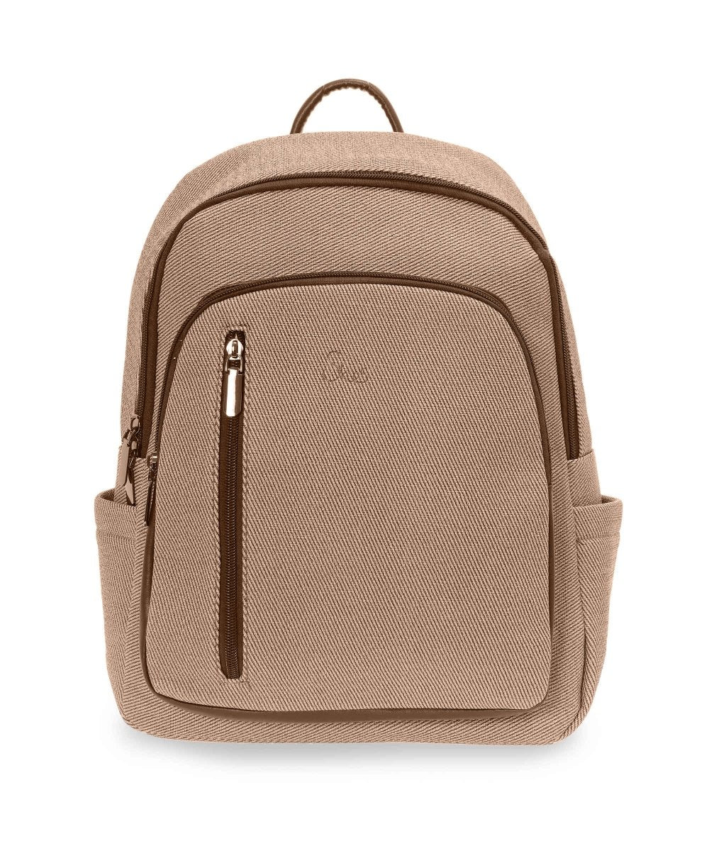 She's Classic Faux - Fabric Backpack תיק גב דמוי עור במראה בד - תיק התיקיםShe'sתיקי גב לנשים