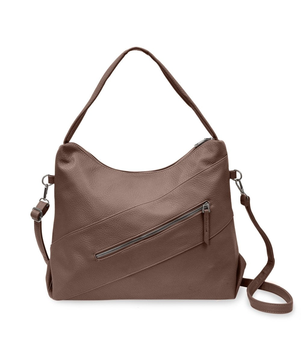 She's Large Soft Hobo & Shoulder Bag תיק כתף וצד גדול בסגנון הובו - תיק התיקיםShe'sתיקי צד לנשים