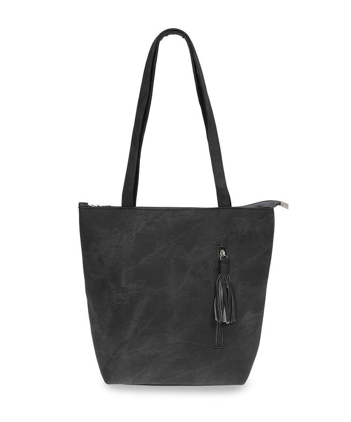 She's תיק כתף אופנתי פונפון שתי רצועות - תיק התיקיםShe'sנשים