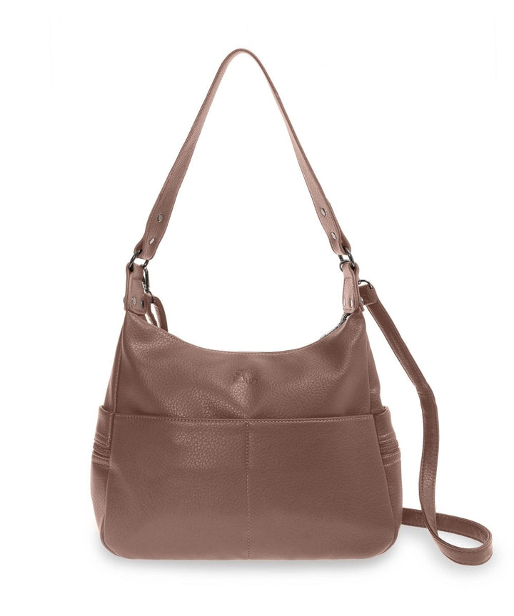 She's תיק כתף הובו רך עם כיסי צד - תיק התיקיםShe'sתיקי צד לנשים