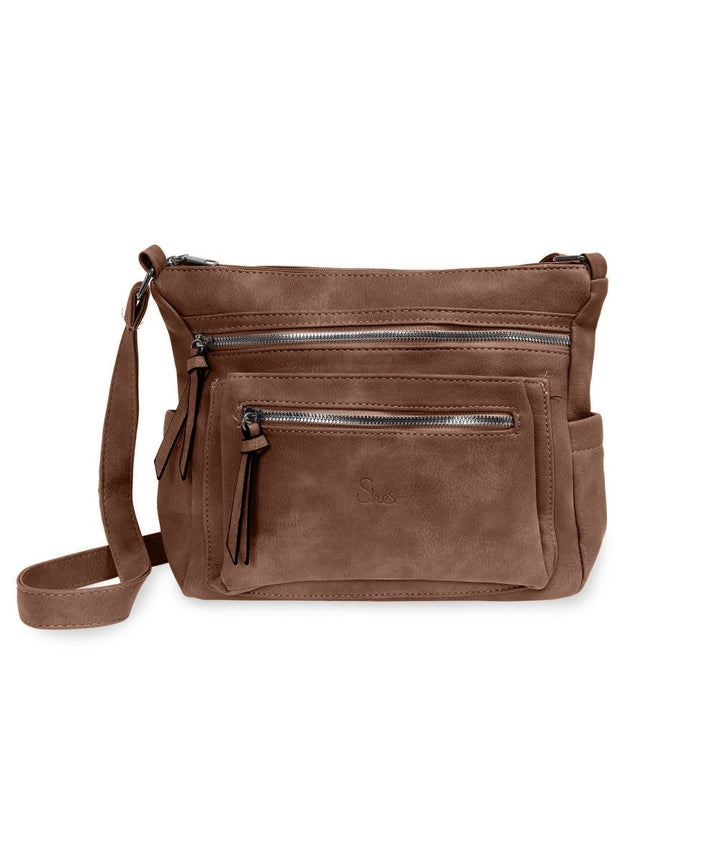 She's תיק צד רך מרובה תאים ורוכסנים - תיק התיקיםShe'sתיקי צד לנשים