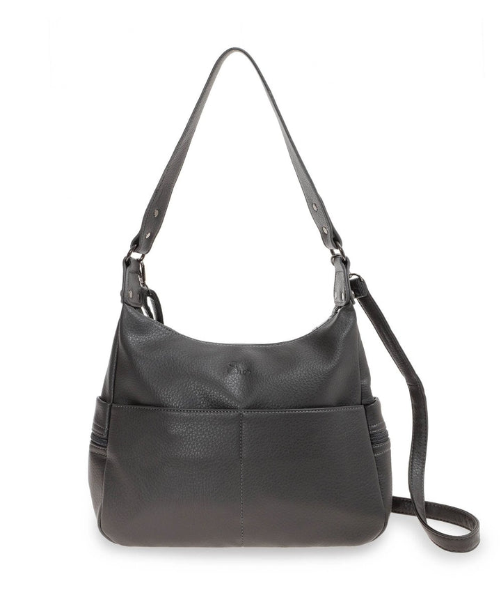 She's תיק כתף הובו רך עם כיסי צד - תיק התיקיםShe'sתיקי צד לנשים