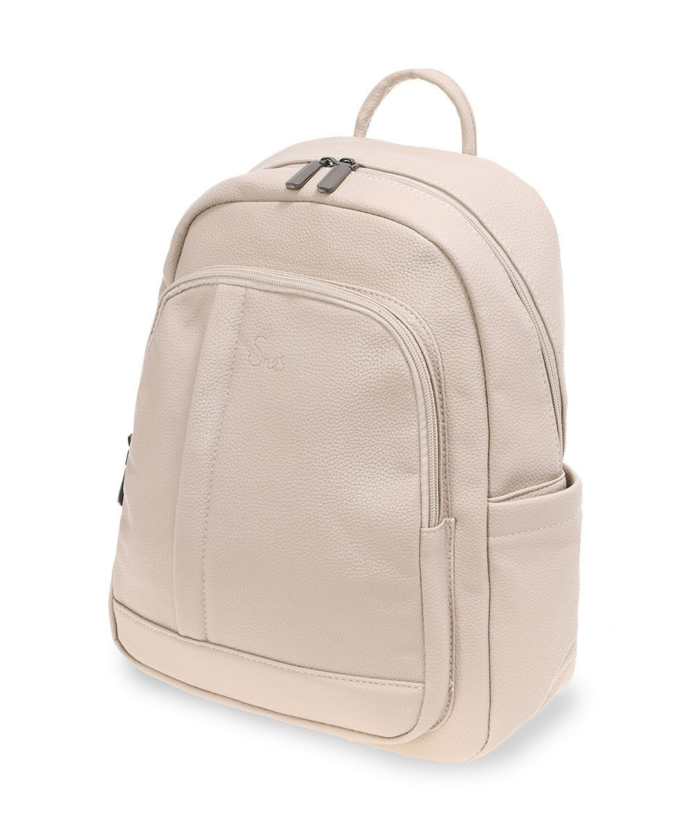 She's Soft Asymmetric Backpack תיק גב דמוי עור במראה נקי - תיק התיקיםShe'sתיקי גב לנשים