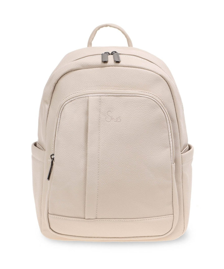 She's Soft Asymmetric Backpack תיק גב דמוי עור במראה נקי - תיק התיקיםShe'sתיקי גב לנשים