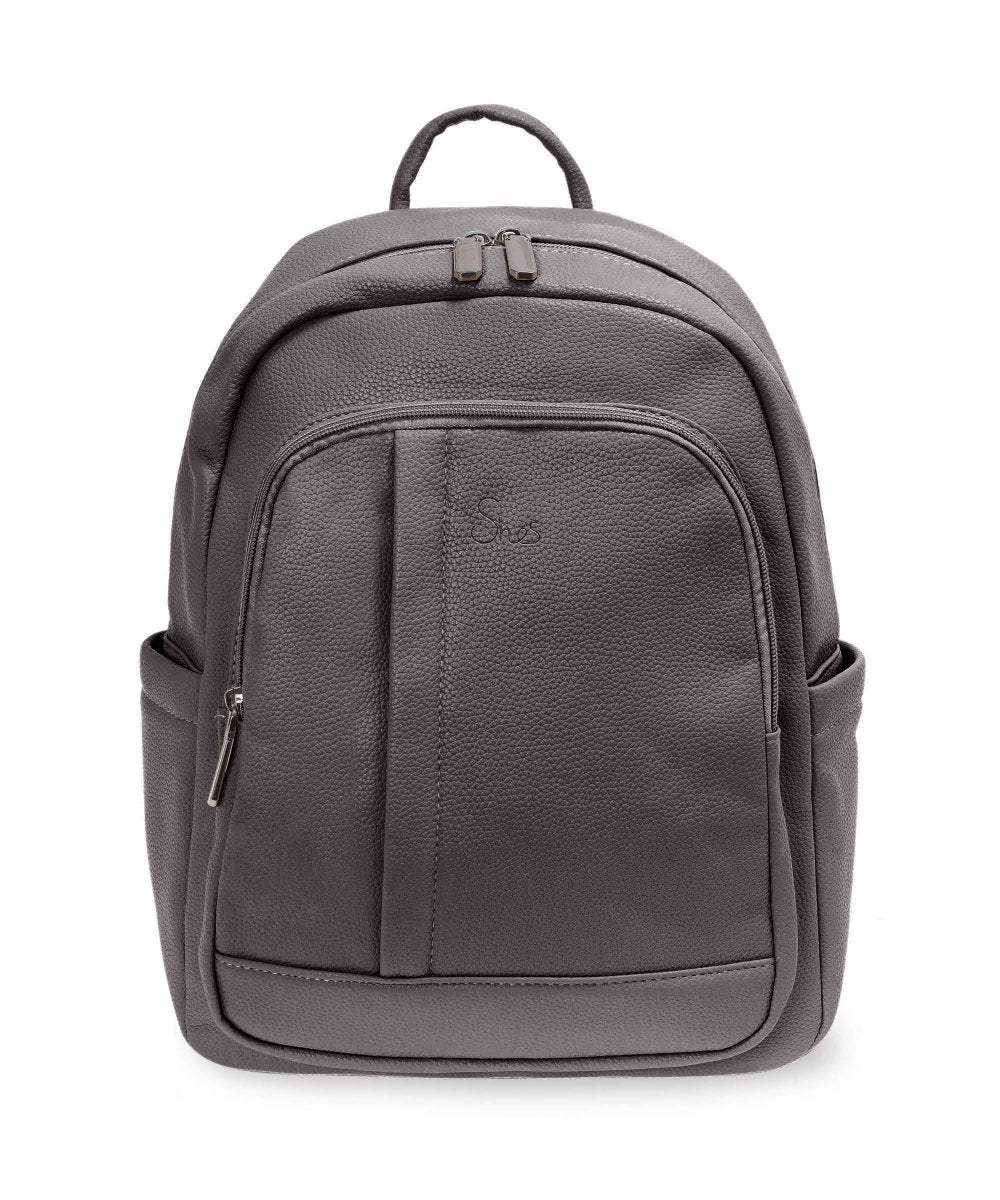 She's Soft Asymmetric Backpack תיק גב דמוי עור במראה נקי - תיק התיקיםShe'sתיקי גב לנשים