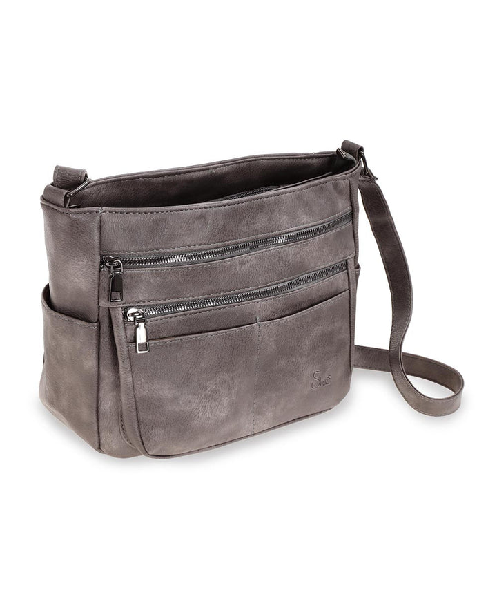 She's Soft & Organized Shoulder Bag תיק צד רך מרובה תאים - תיק התיקיםShe'sתיקי צד לנשים