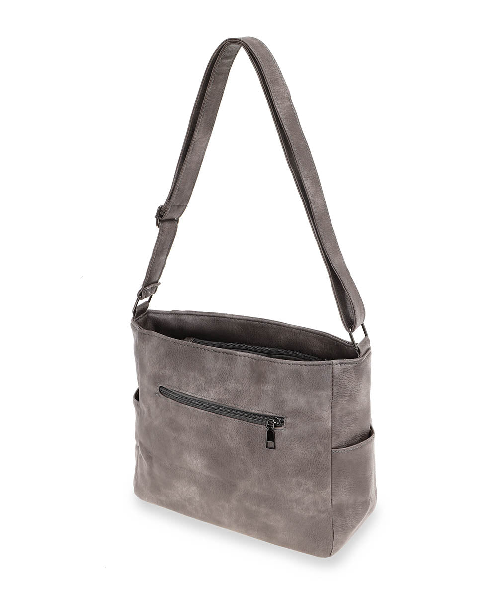 She's Soft & Organized Shoulder Bag תיק צד רך מרובה תאים - תיק התיקיםShe'sתיקי צד לנשים