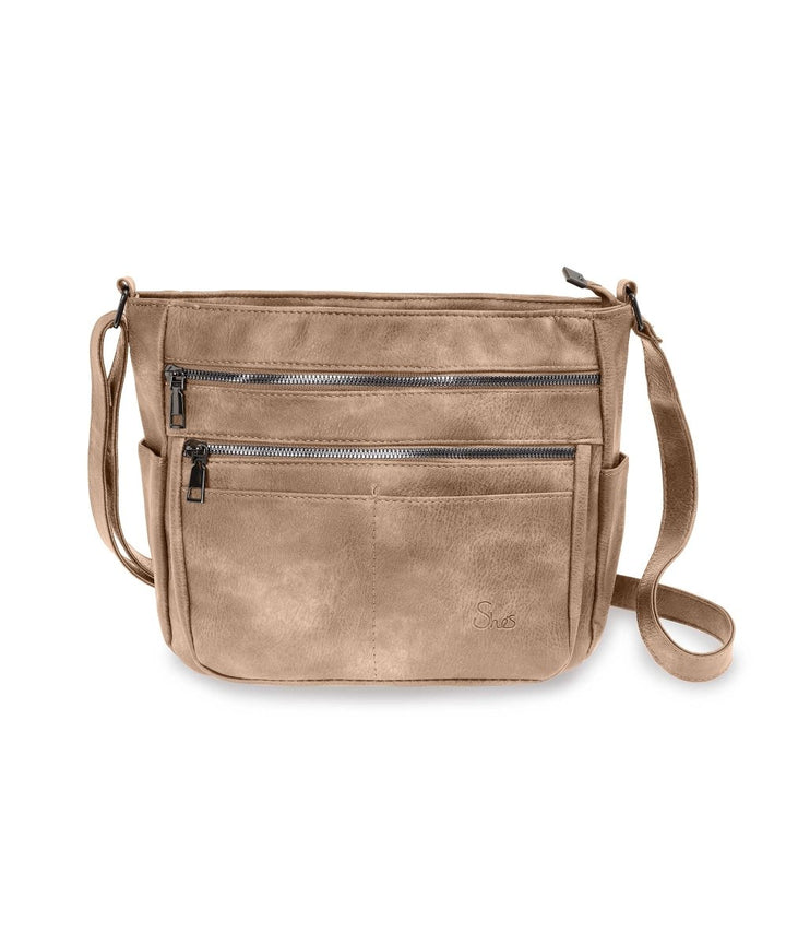 She's Soft & Organized Shoulder Bag תיק צד רך מרובה תאים - תיק התיקיםShe'sתיקי צד לנשים