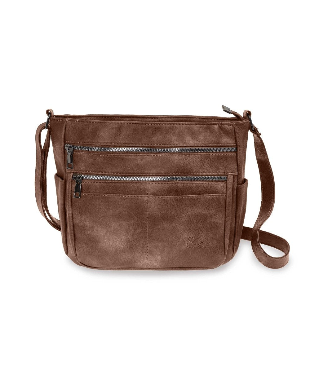 She's Soft & Organized Shoulder Bag תיק צד רך מרובה תאים - תיק התיקיםShe'sתיקי צד לנשים