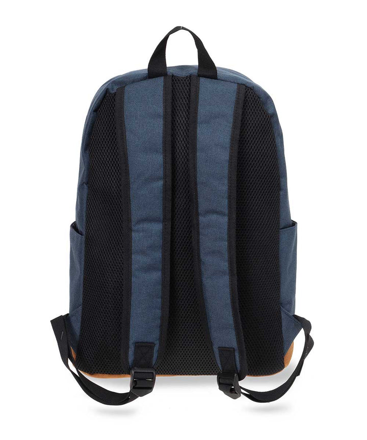 Storeis תיק גב קלאסי עם תחתית עור טבעוני ותא למחשב - תיק התיקיםStoriesתיקי גב למחשב