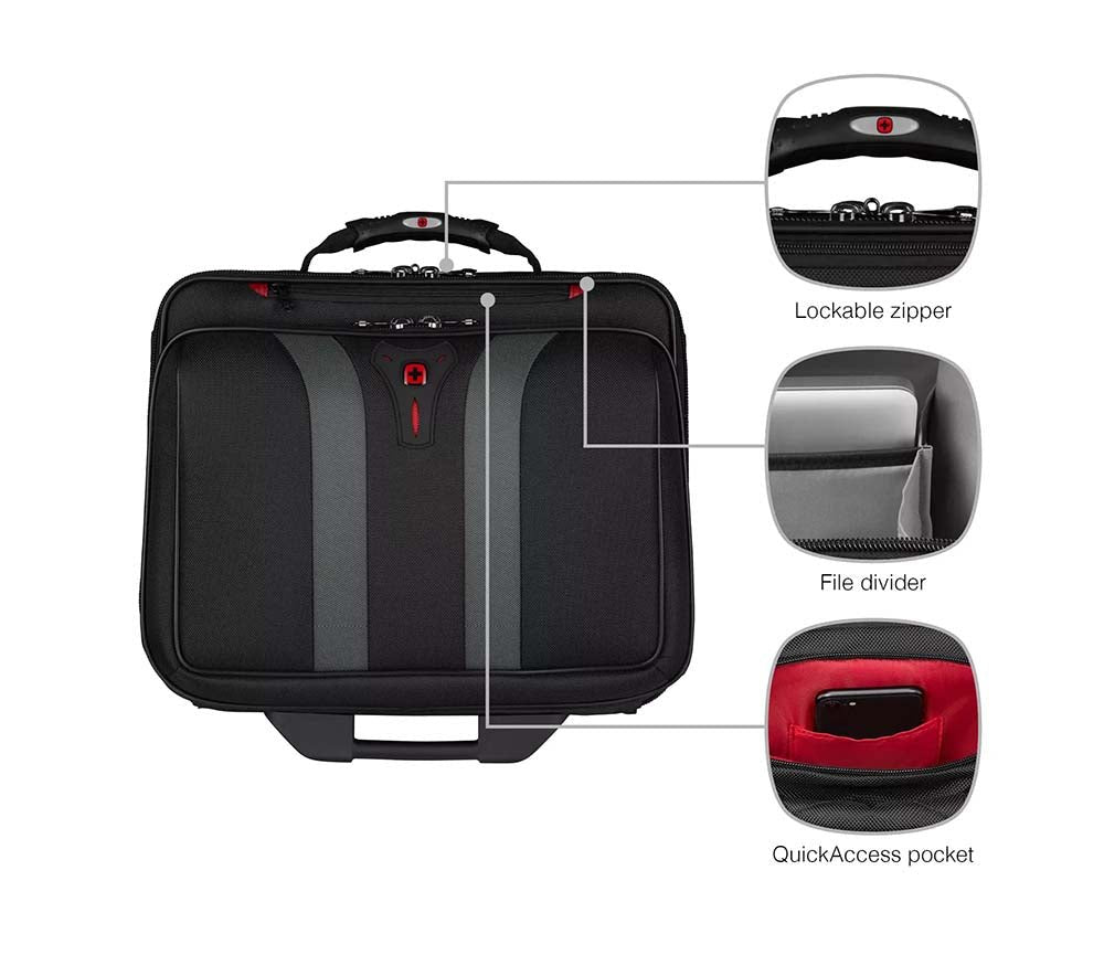 Swiss Wenger תיק מחשב על גלגלים 15.6" - תיק התיקיםWengerתיקים למחשב נייד