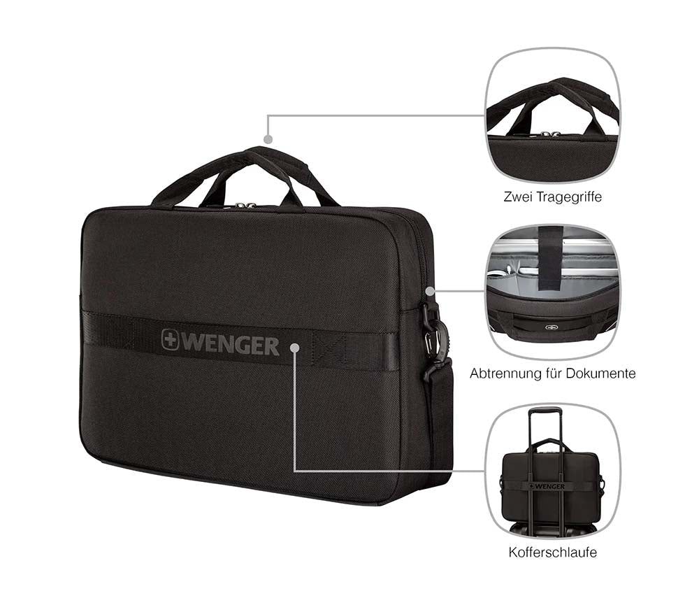 Swiss Wenger תיק צד ללפטופ 16" - תיק התיקיםWengerתיקים למחשב נייד